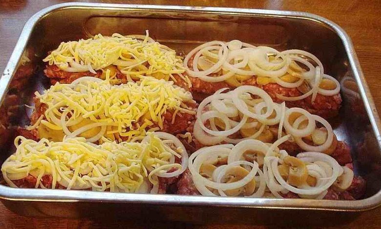 Photo of Sahneschnitzel mit Mett & Käse, überbacken