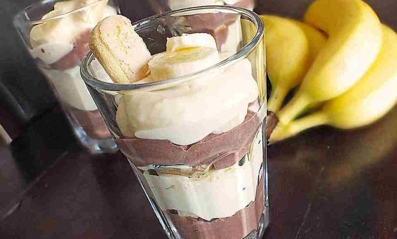 Photo of BANANEN – VANILLE – SCHOKOCREME – DESSERT