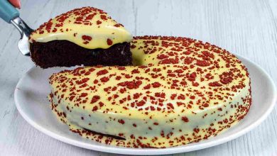 Photo of Sägespäne Kuchen mit Spekulatius