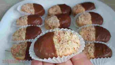 Photo of Weihnachtsplätzchen mit Schokolade und Kokosraspeln – besser als Linzer Plätzchen