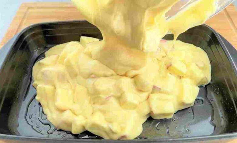 Photo of Apfel Schmandkuchen in 5 Minuten Zubereitet!