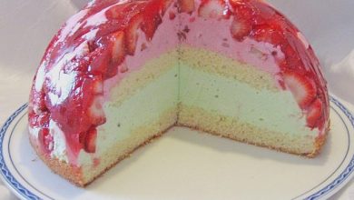 Photo of Mai – Torte mit Erdbeeren und Waldmeister