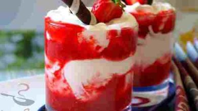 Photo of Hausgemachte Leckermäulchen-Creme mit Erdbeerpüree