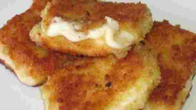 Photo of Gebratener Schafskäse mit Spinat