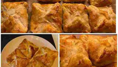 Photo of Blätterteigpasteten mit Hackfleisch und Mozzarella