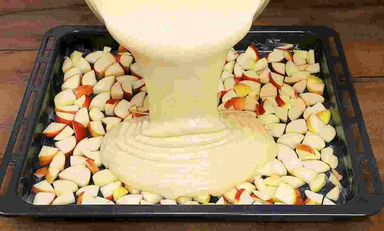 Photo of Schmilzt im Mund Apfelkuchen in 5 Minuten!