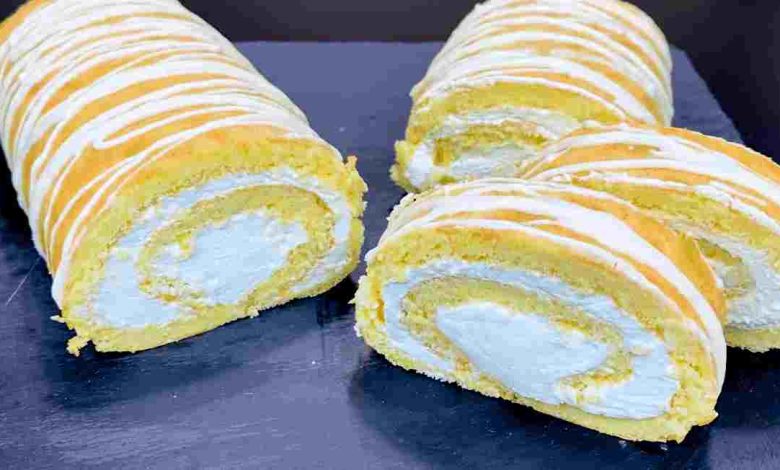 Photo of Biskuit Sahnerolle, viel besser als die vom Bäcker !