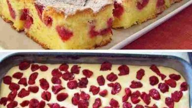 Photo of Kirschkuchen sehr schnell!