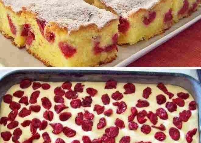 Photo of Kirschkuchen sehr schnell!