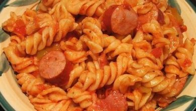 Photo of Wurst Nudelpfanne zum Sattessen!