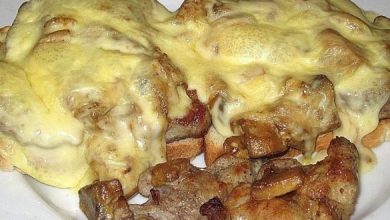 Photo of Jägertoast mit Käse überbacken, zum Sattessen !