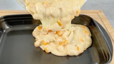 Photo of Pfirsichkuchen einfach in der Zubereitung gelungen!