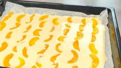 Photo of 12 Esslöffel Blechkuchen in 10 Minuten fertig, inklusive Backzeit
