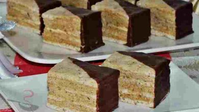 Photo of Nussschnitten mit Kaffee-Creme