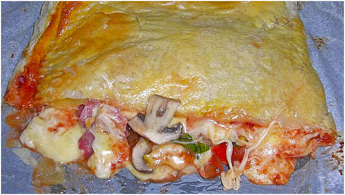 Photo of Calzone mit Blätterteig, Einfaches Ofengericht für jeden Tag