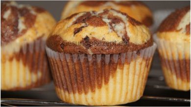 Photo of Donauwellen Muffins gefüllt mit Kinder Schokobons