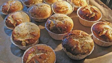 Photo of QUARK MUFFINS MIT VANILLEPUDDING