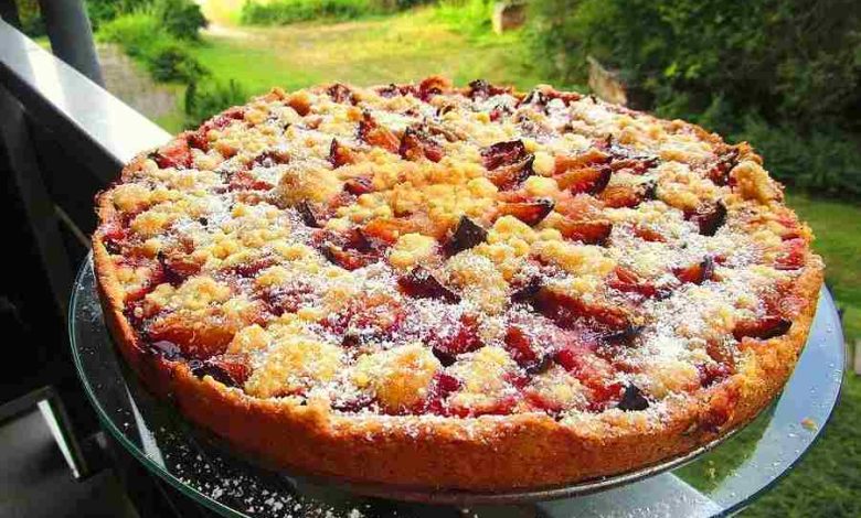 Photo of Zwetschgenkuchen mit Zimtstreuseln in 5 Minuten zubereitet!