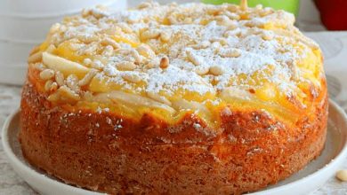 Photo of Schweizer Apfelkuchen mit Pudding