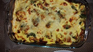 Photo of Gyrosauflauf mit Knoblauch und Sauce Hollandaise