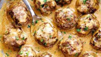 Photo of Champignons in leckere Knoblauch Rahmsoße