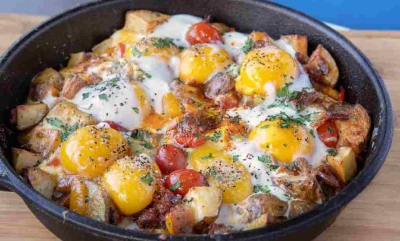 Photo of Bratkartoffeln mit Ei und Käse – einfach und lecker