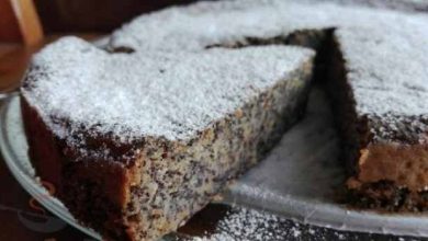 Photo of Apfel-Mohn-Kuchen. Die Zubereitung dauert wirklich nur 2 Minuten.