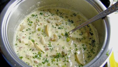 Photo of Spaghetti mit Schinken – Sahne Soße