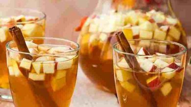 Photo of Apfelwasser mit Zimt und Zitrone zum Abnehmen