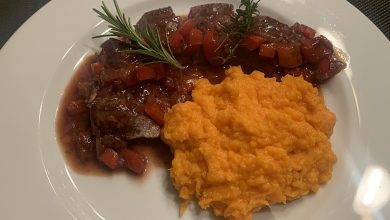 Photo of Lammlachse mit Süßkartoffelpüree