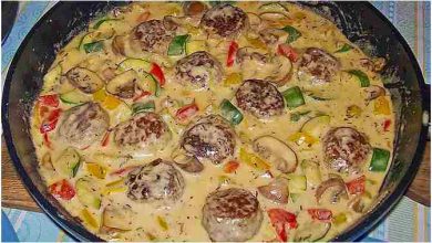 Photo of Makkaroni mit Hackbällchen-Ragout