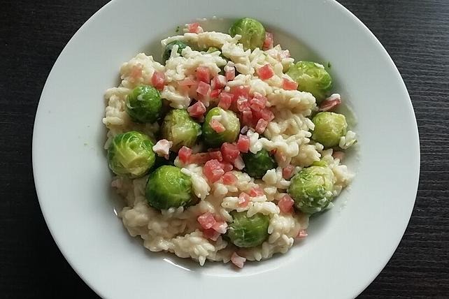 Photo of Rosenkohl-Risotto