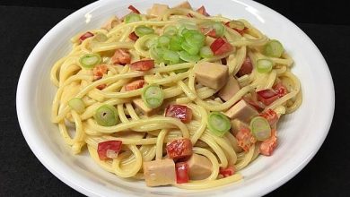 Photo of Asia Nudelsalat, der beste Nudelsalat, den ich kenne!