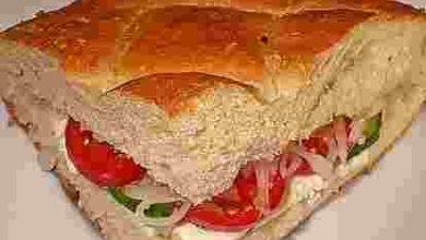 Photo of Heißer Schafskäse im Fladenbrot