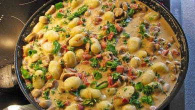 Photo of GNOCCHI MIT PILZ – PUTENBRUST – SAUCE