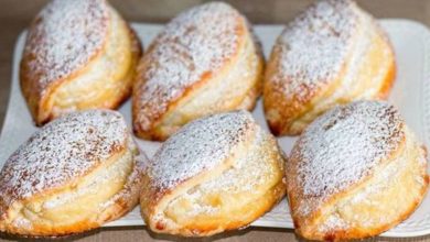 Photo of Quarktaschen gefüllt mit Vanillepudding