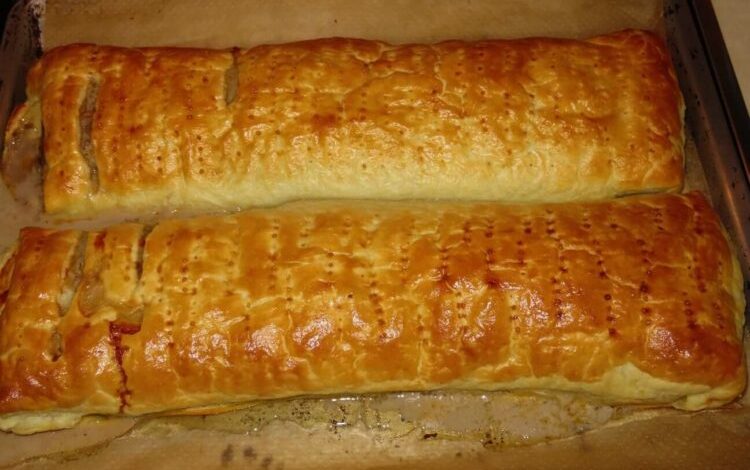 Photo of Hackfleisch Paprika Käse Rolle