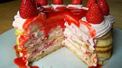 Photo of Erdbeer Mascarpone Waffeltorte