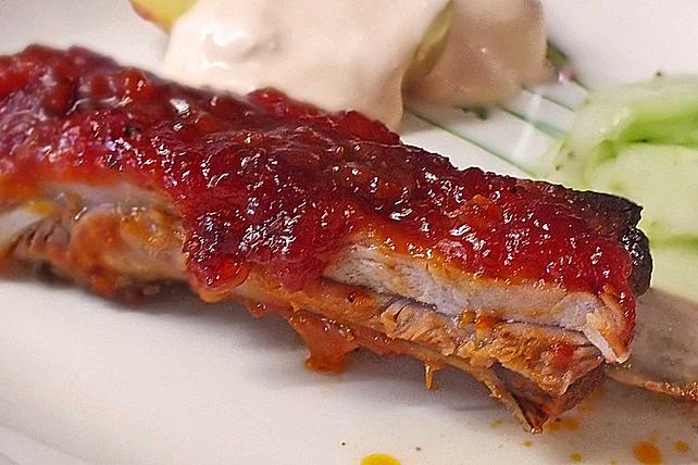 Photo of Spareribs mit amerikanischer BBQ Sauce