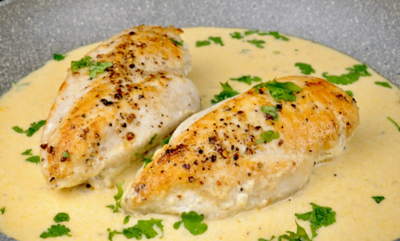 Photo of Hähnchenfillets in Knoblauch Parmesansoße