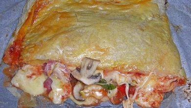 Photo of Calzone-mit-Blätterteig, Für jeden Tag Einfaches Ofengericht
