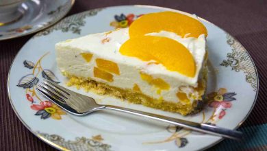 Photo of Quarkkuchen mit Pfirsich