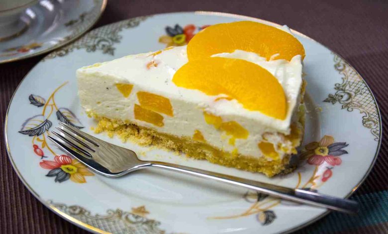 Photo of Quarkkuchen mit Pfirsich