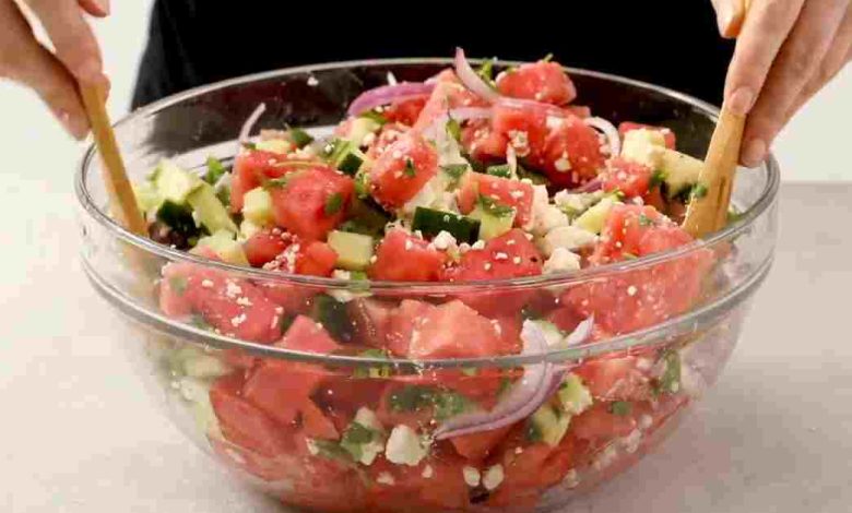 Photo of Wassermelonensalat