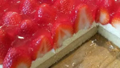 Photo of Erdbeerkuchen mit Vanillecreme