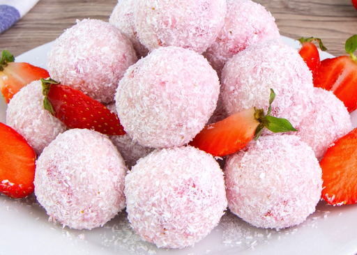 Photo of Erdbeer Kokos Trüffel: Das mühelose Dessert