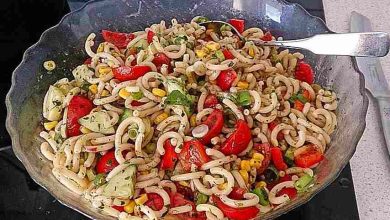Photo of Sommerlicher frischer Nudelsalat ohne Mayo