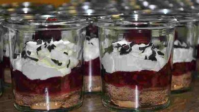 Photo of Schwarzwalder Kirsch Dessert in 10 Minuten zubereitet!