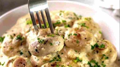 Photo of Knoblauchpilze in Parmesankäse