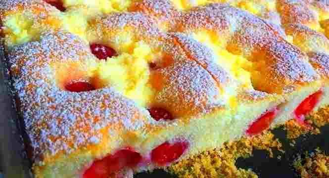 Photo of Quark Kirschkuchen